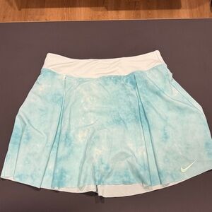 Nike Aqua and White Skirt